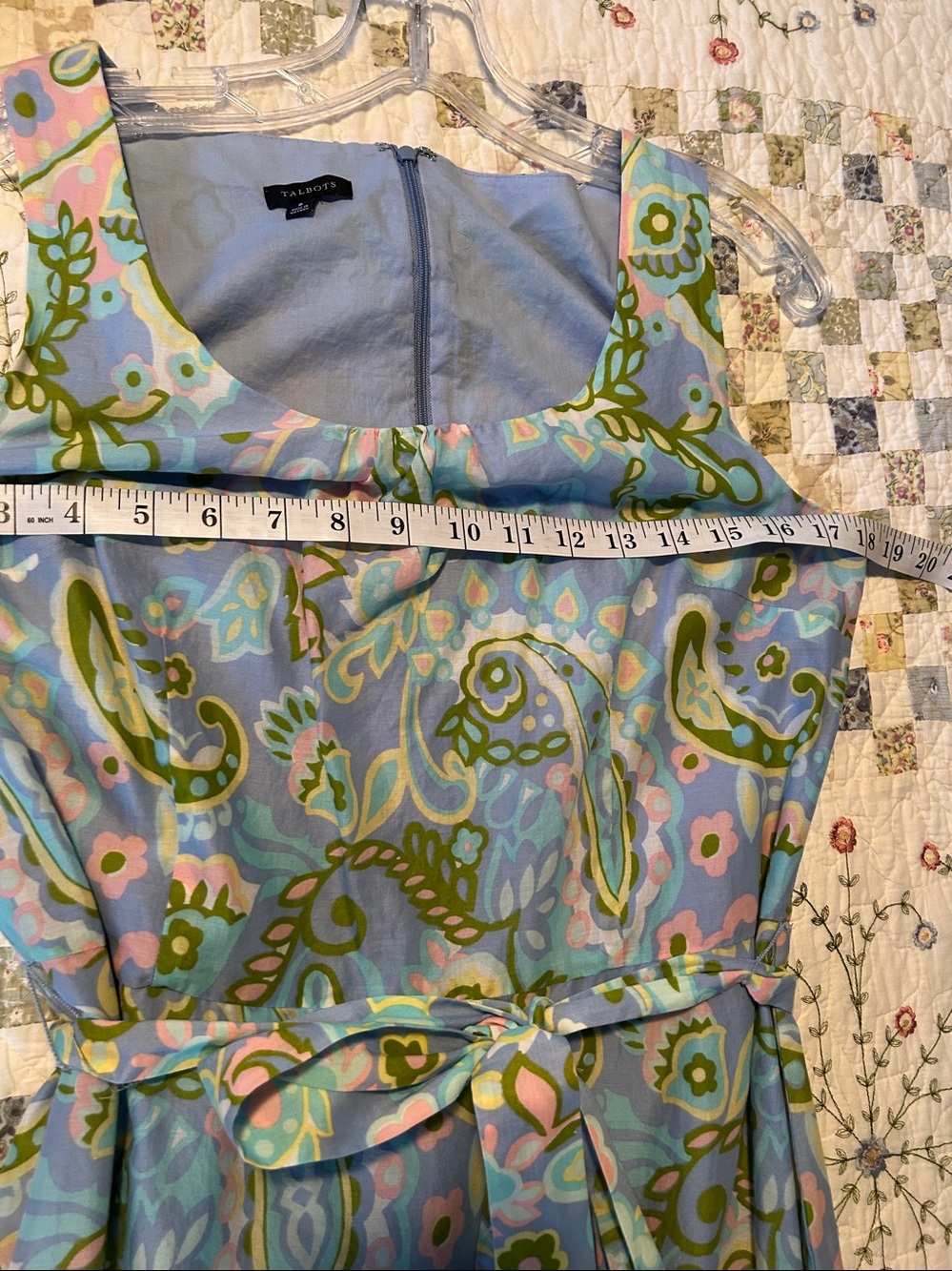 Lovely Talbots Maxi Dress-cotton lined - Picture 7 of 10